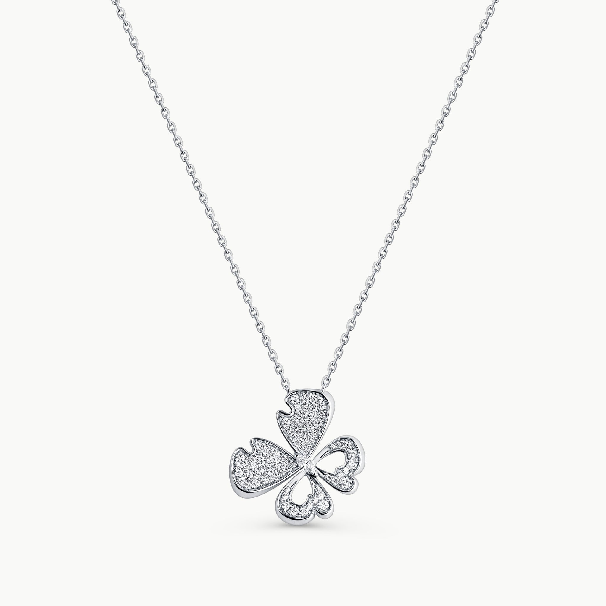 SPERANZA MEDIUM NECKLACE – FULL DIAMOND – Losange Jewelry