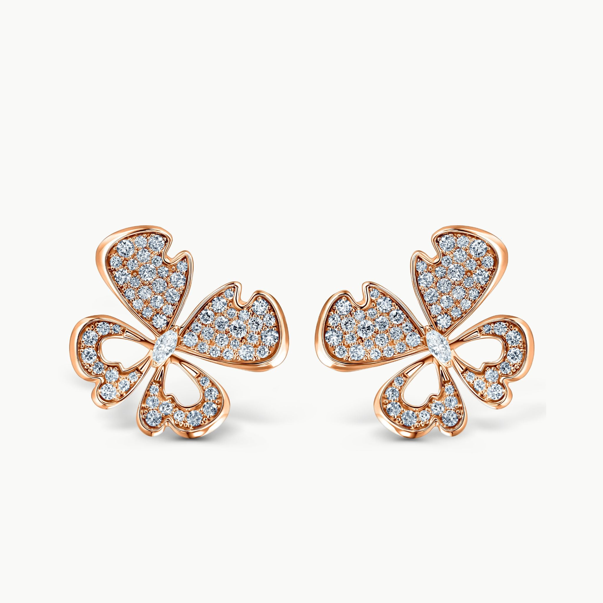 SPERANZA SMALL EARRINGS – FULL DIAMOND – Losange Jewelry